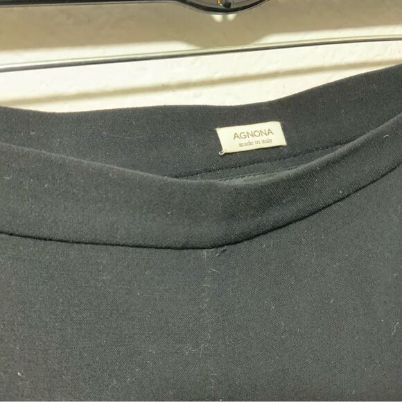 AGNONA made in Italy Womens Black Trousers Pants sz 44 $650 - Picture 3 of 7